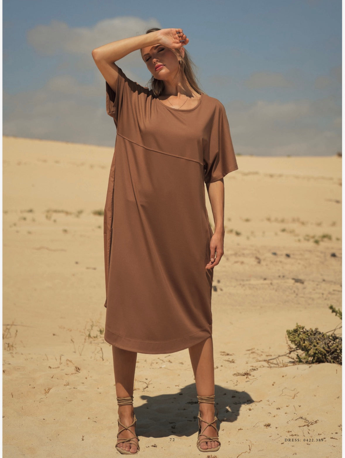 Vestido Marrón Oversize