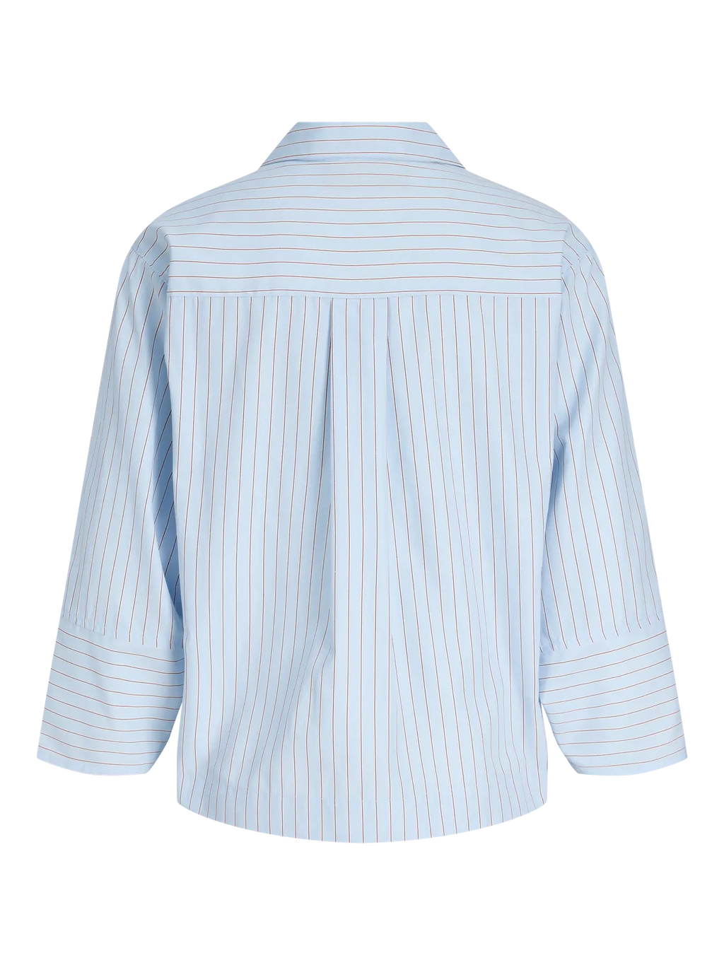 Camisa a Rayas Azul Celeste