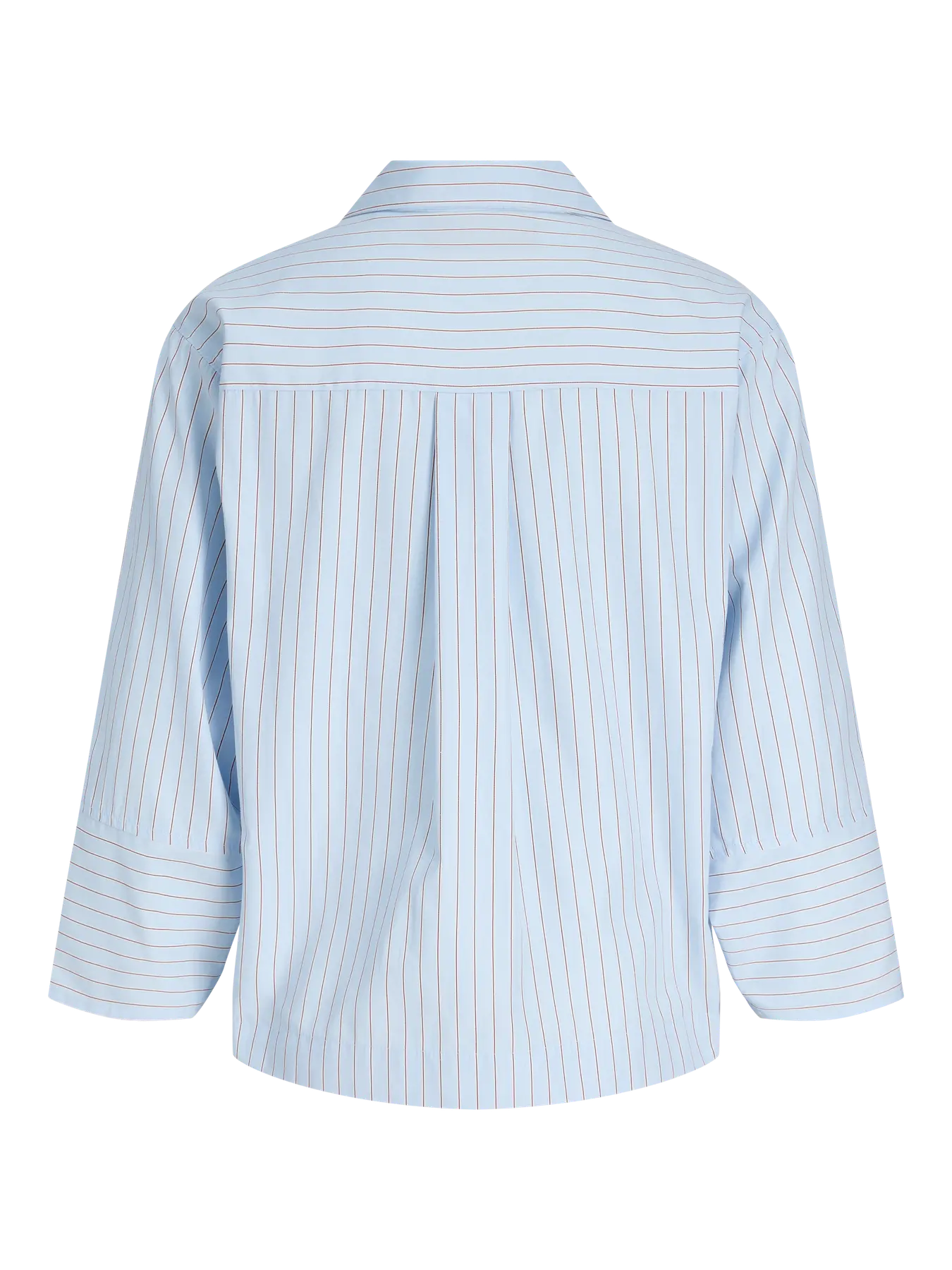 Camisa a Rayas Azul Celeste