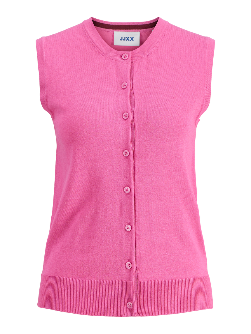 Chaleco Punto Rosa
