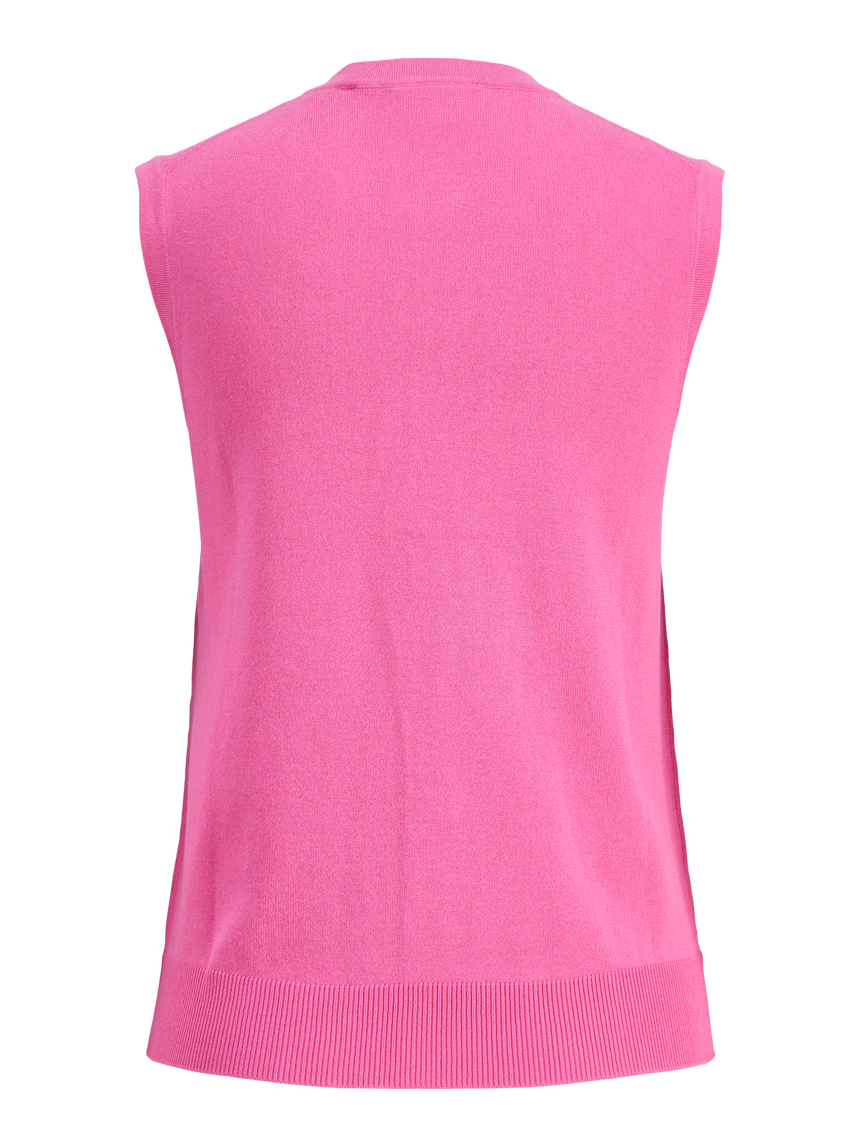 Chaleco Punto Rosa