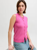 Chaleco Punto Rosa