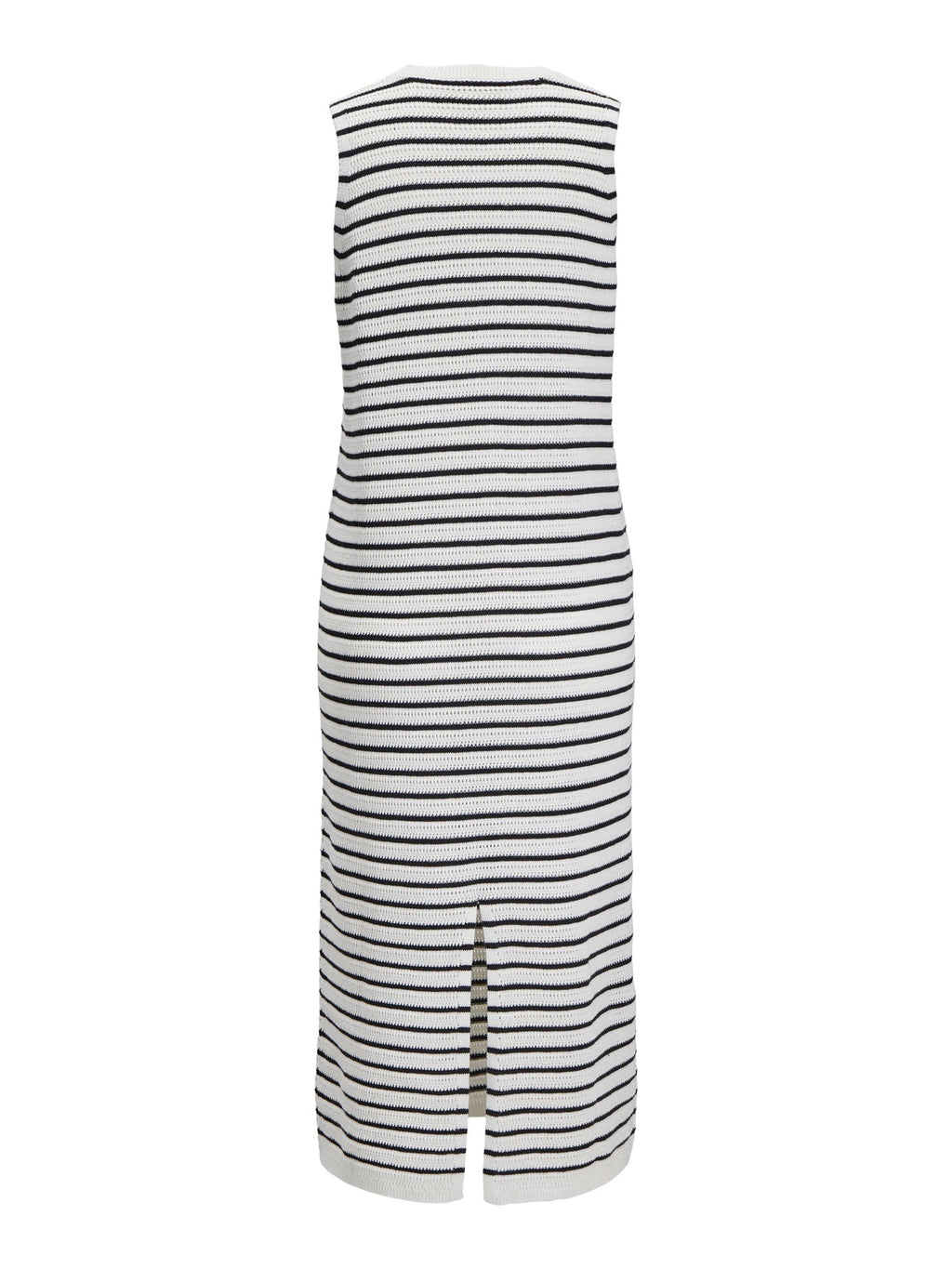 Vestido midi de punto rayas marineras