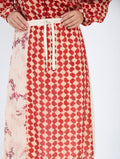 Falda Midi Estampado Mix