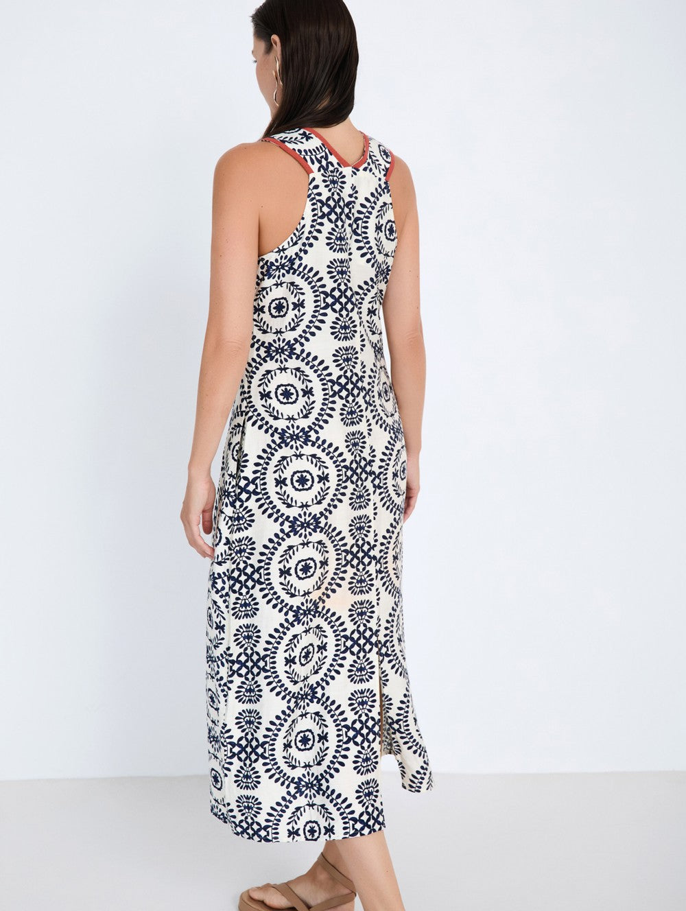 Vestido Geométrico con bolsillo