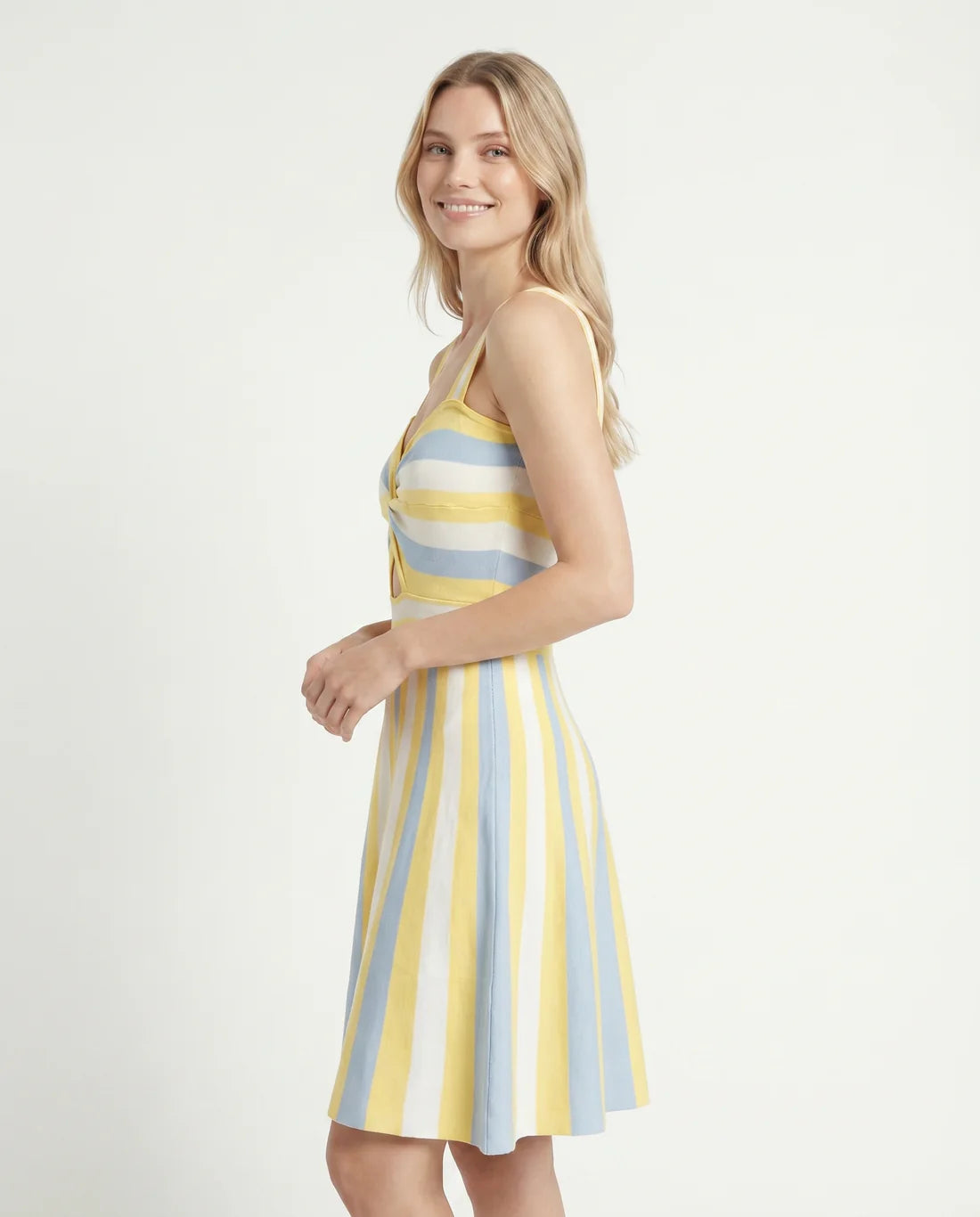 Vestido rayas multicolor