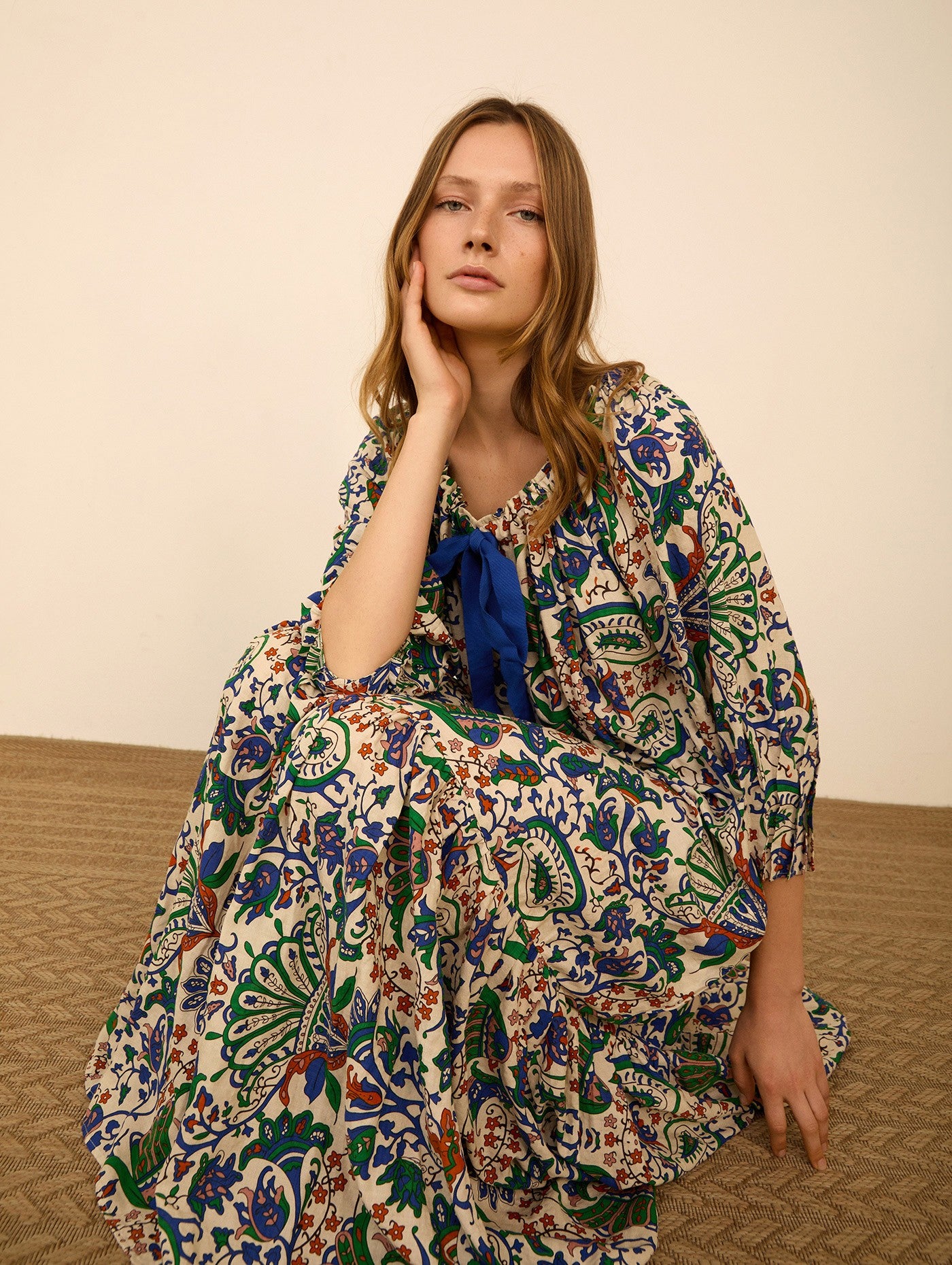 Vestido de Algodón Estampado