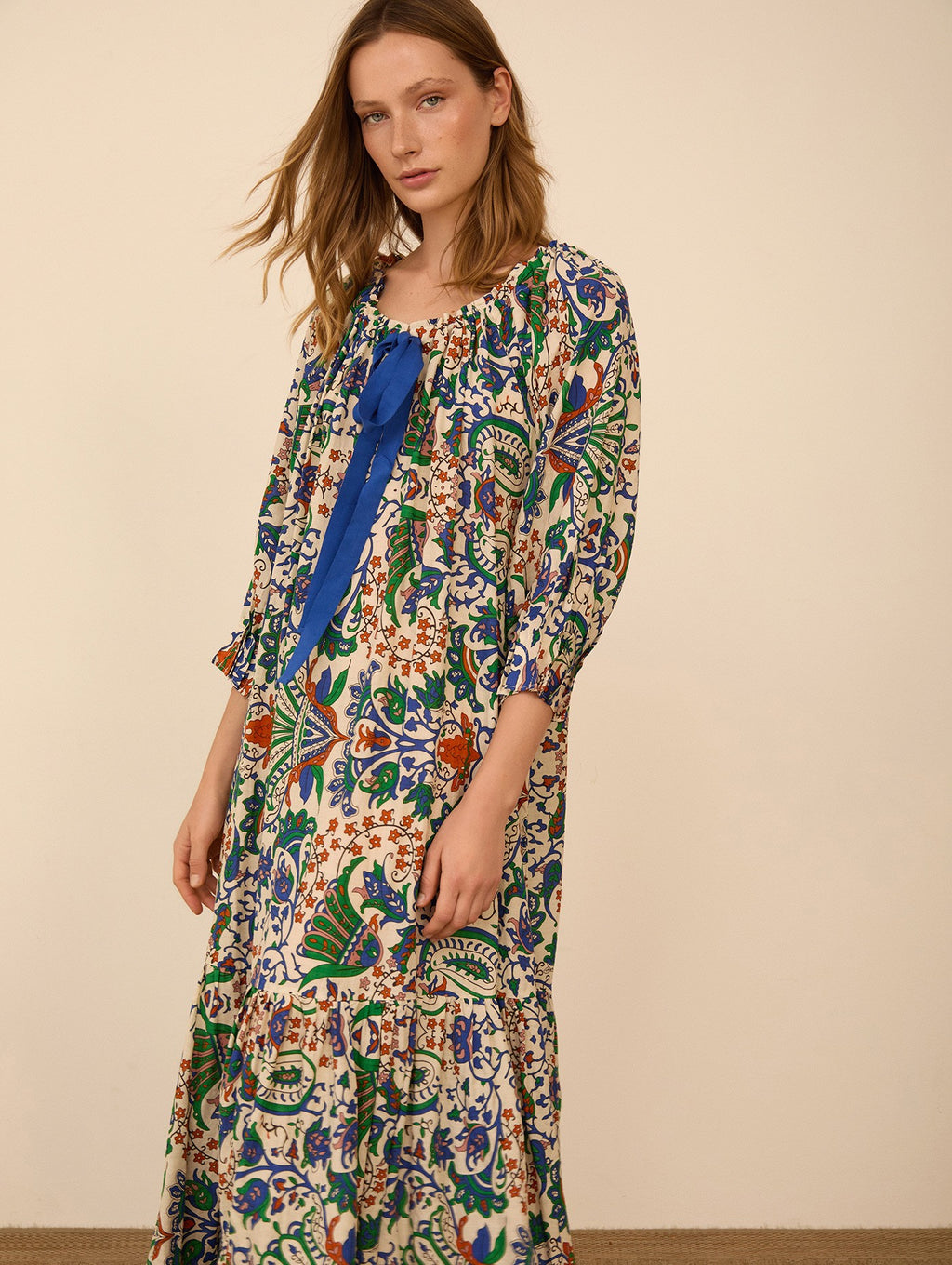 Vestido de Algodón Estampado
