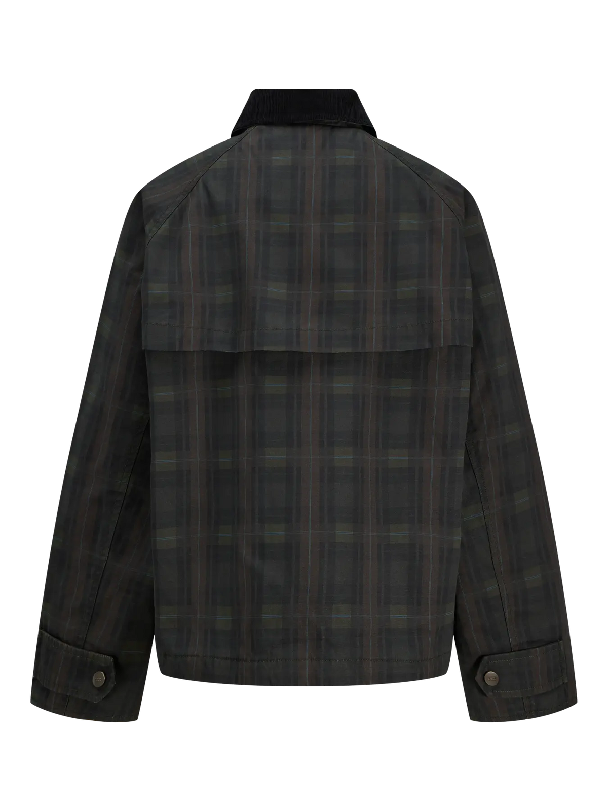 Chaqueta impermeable con cuello pana